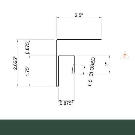 MasterRib® F and J Trim - 29 ga. - 10'2''