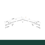 MasterRib® Ridge Cap - 29 ga. - 10'6"