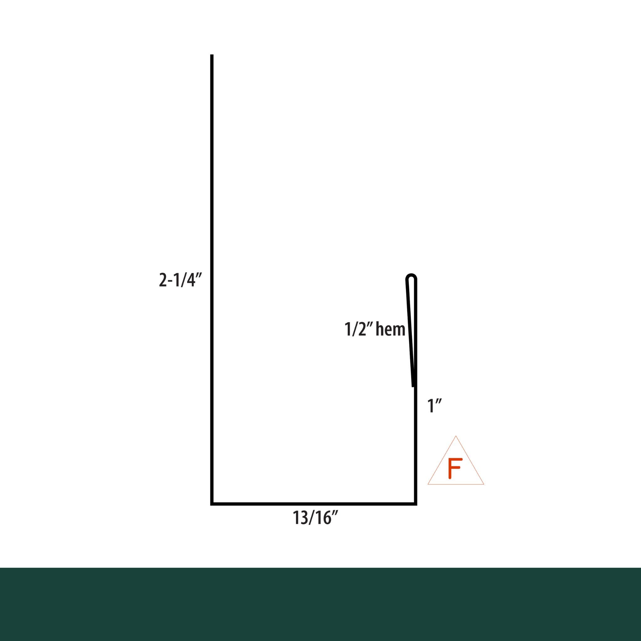 MasterRib® J Channel - 29 ga. - 10'2''