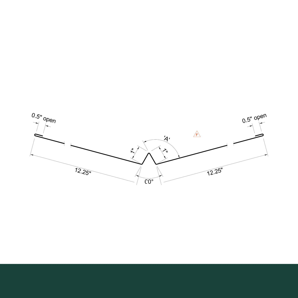 MasterRib® W-Valley Flashing – 29 Ga. | PBS Direct