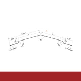 MasterRib® Ridge Cap - 29 ga. - 10'6"