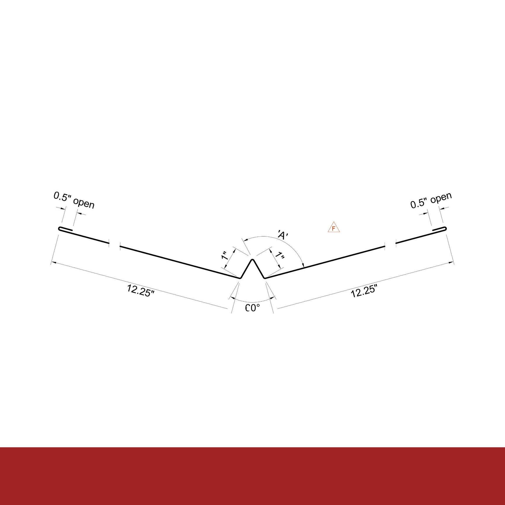 MasterRib® W Valley Flashing
