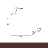 MasterRib® Outside Corner Trim (Mini Corner Trim)- 29 ga. - 10'2"