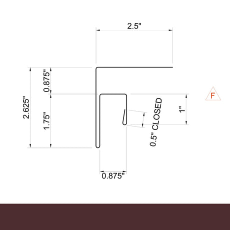 MasterRib® F and J Trim - 29 ga. - 10'2''