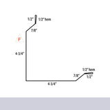 MasterRib® Outside Corner Trim - 29 ga. - 10'2"