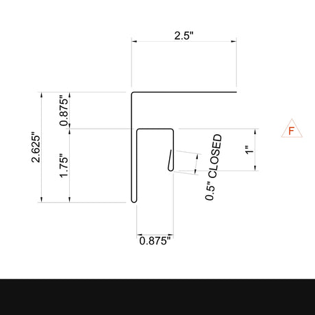 MasterRib® F and J Trim - 29 ga. - 10'2''