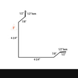 MasterRib® Outside Corner Trim - 29 ga. - 10'2"