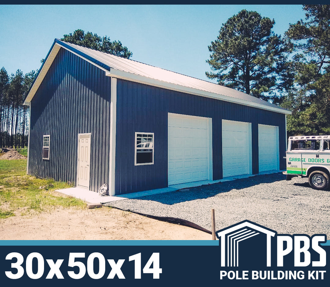 Oversized 3-Car Garage w/ 14ft Ceiling - 30x50x14