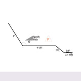 MasterRib® Endwall Flashing - 29 ga.  - 10'2''