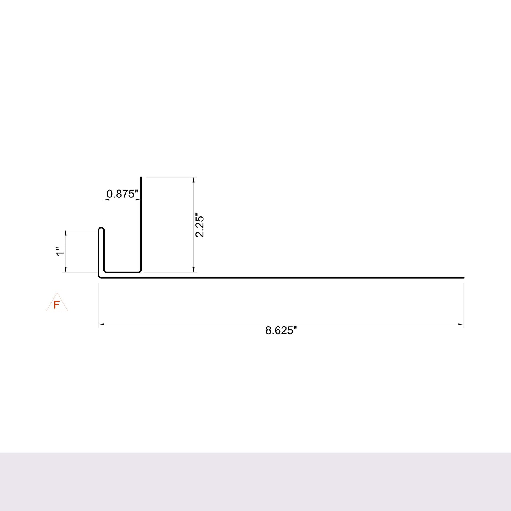 MasterRib® Overhead Door Trim