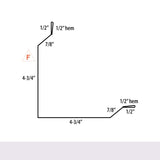 MasterRib® Outside Corner Trim - 29 ga. - 10'2"