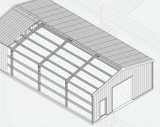 Centra™ Series Bolt-Up Steel Building - 30x52x12