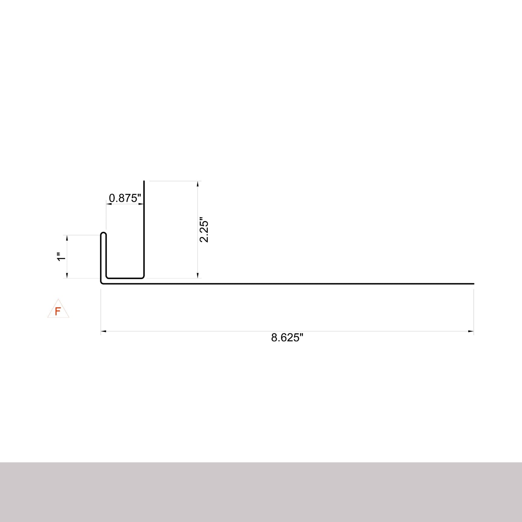 MasterRib® Overhead Door Trim