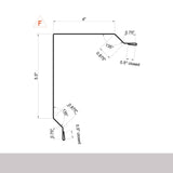 MasterRib® Post Frame Rake Trim (Gable Trim) - 29 ga. - 10'2"
