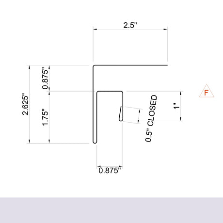 MasterRib® F and J Trim - 29 ga. - 10'2''