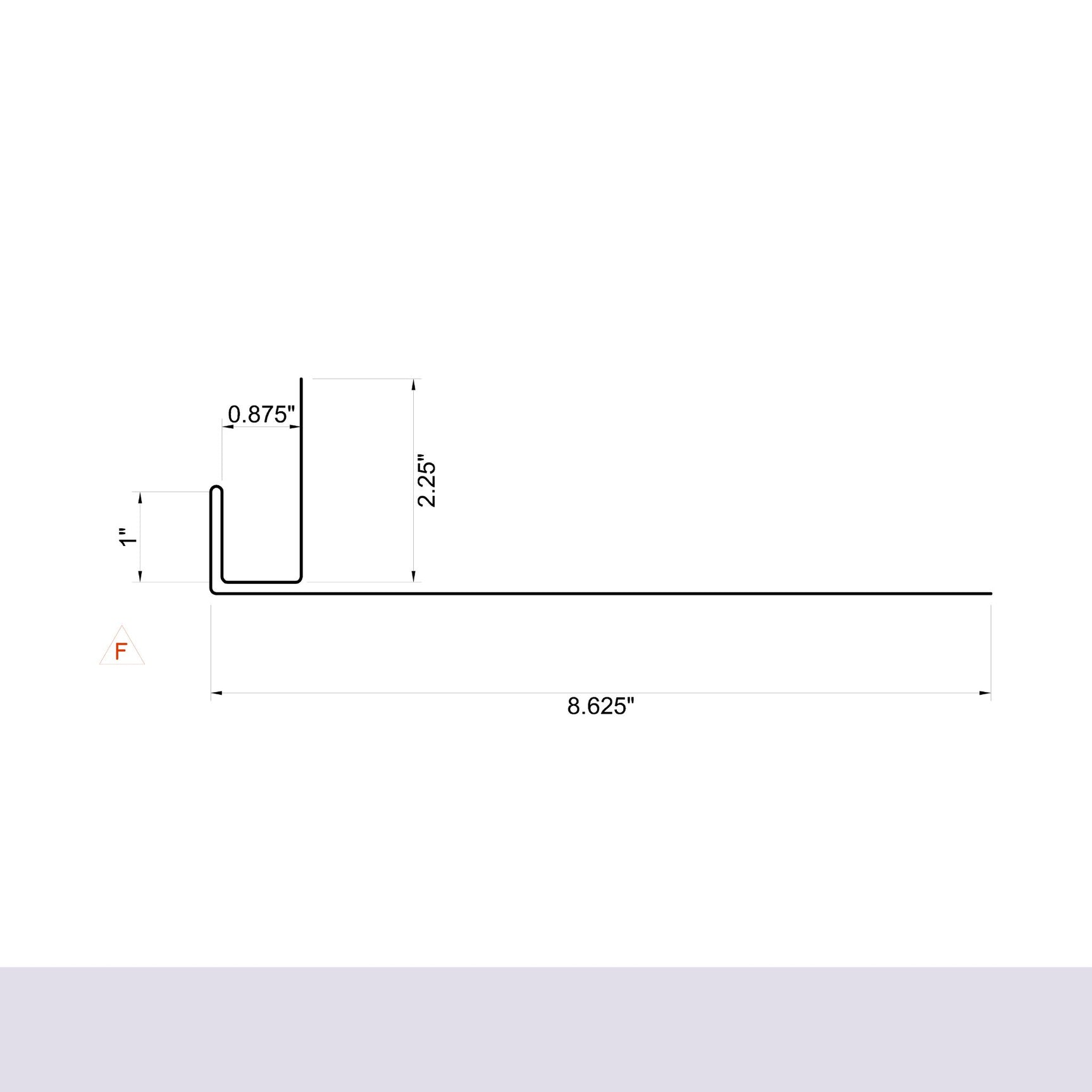MasterRib® Overhead Door Trim