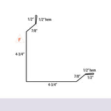 MasterRib® Outside Corner Trim - 29 ga. - 10'2"