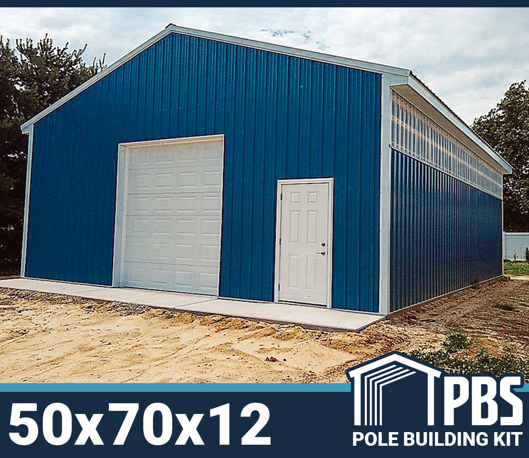 Large Building w/ Sidelights - 50x70x12