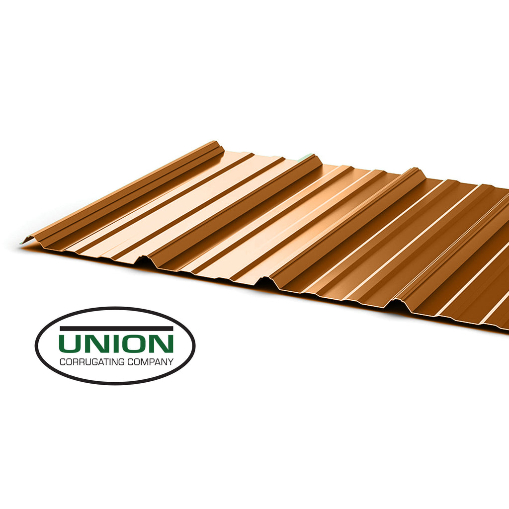 MasterRib® Copper Metallic 26 Ga. Metal Panel – 45 Yr Warranty | PBS Direct