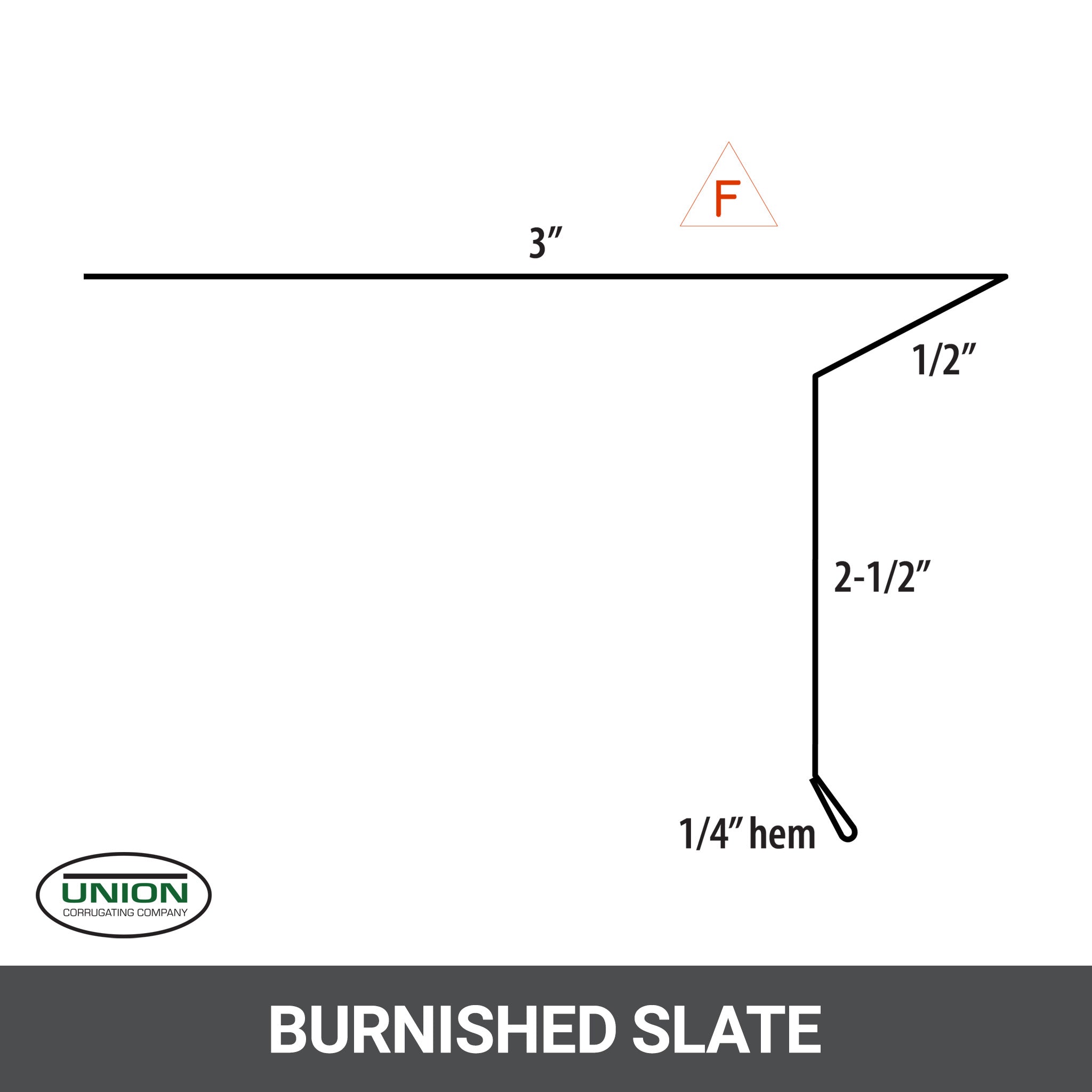 MasterRib® T-Style Drip Edge - 29 ga. - 10'2"