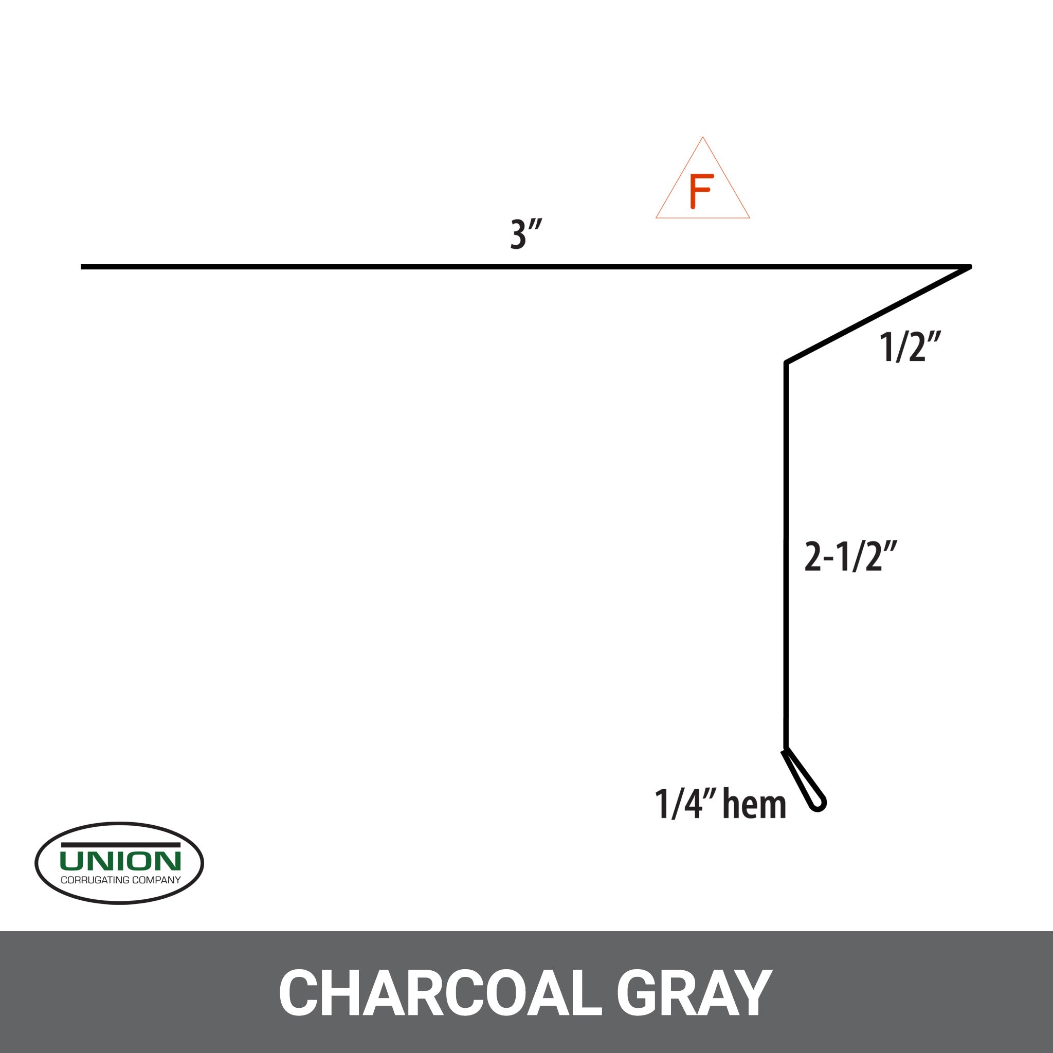 MasterRib® T-Style Drip Edge - 29 ga. - 10'2"