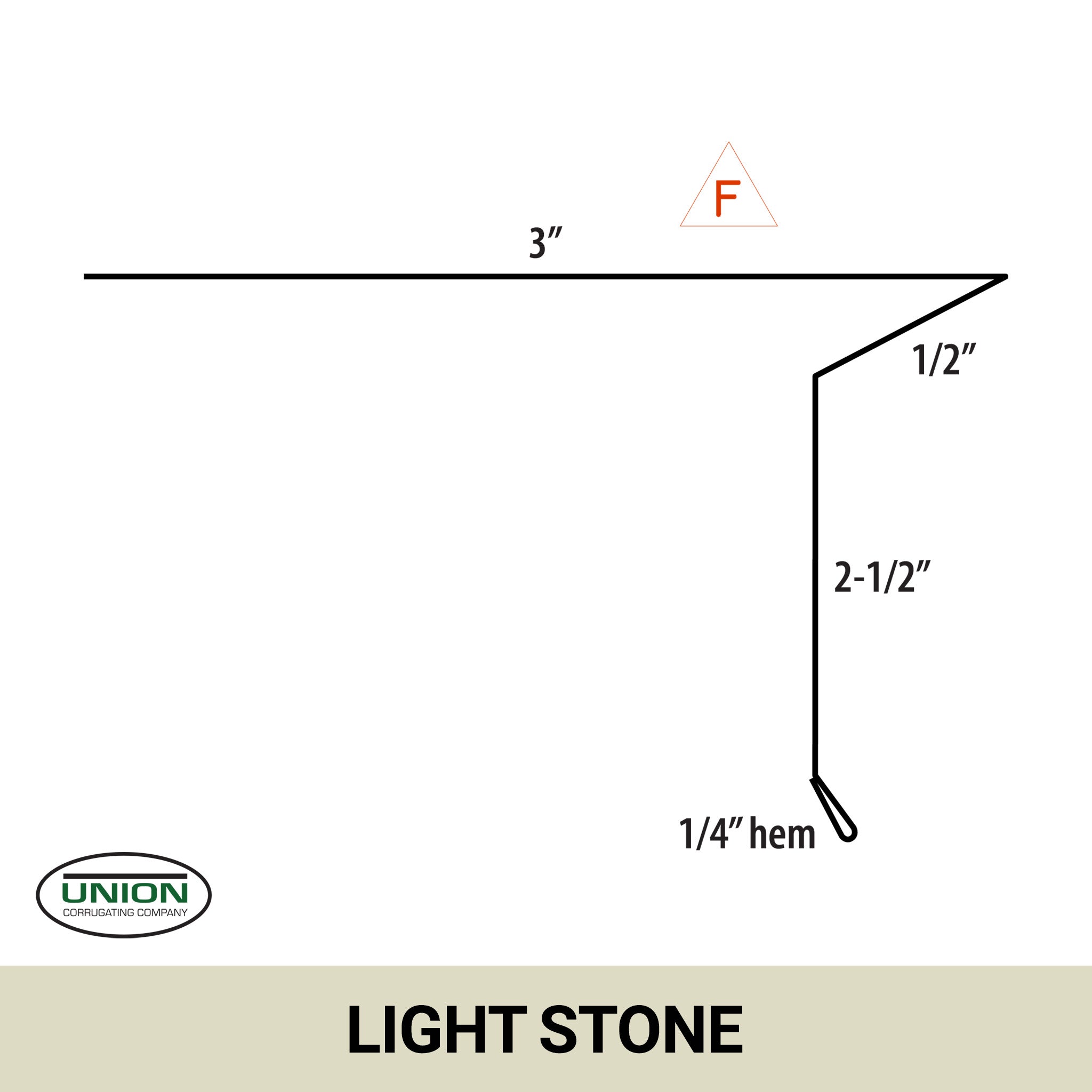 MasterRib® T-Style Drip Edge - 29 ga. - 10'2"