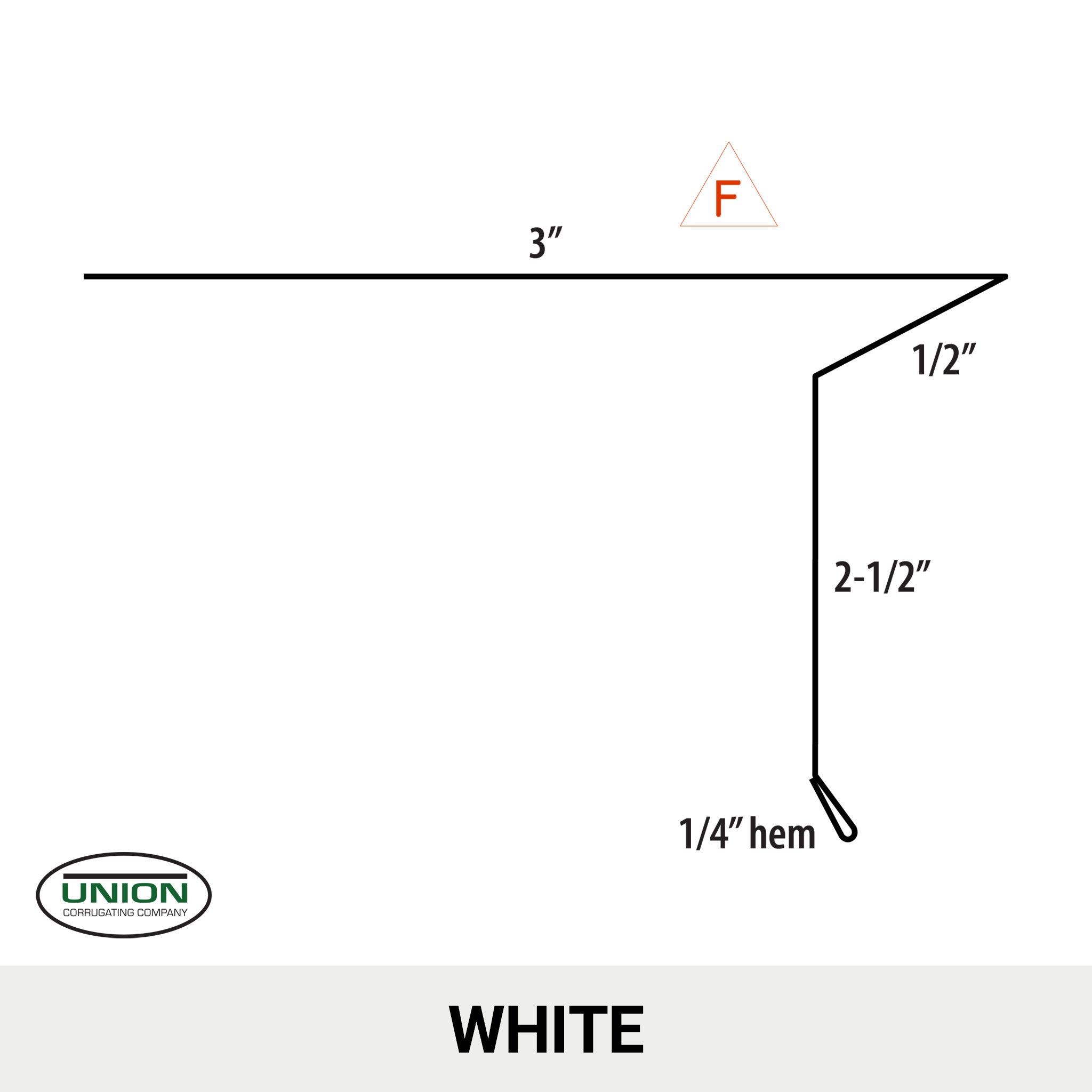 MasterRib® T-Style Drip Edge - 29 ga. - 10'2"