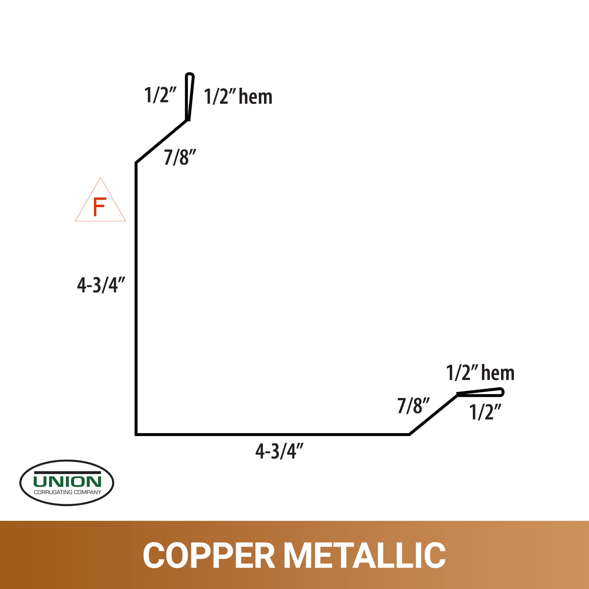 MasterRib® Outside Corner Trim - 29 ga. - 10'2"