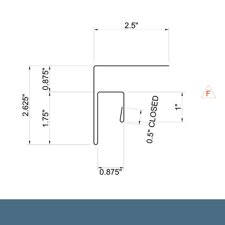 MasterRib® F and J Trim - 29 ga. - 10'2''
