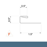 MasterRib® J Channel - 29 ga. - 10'2''