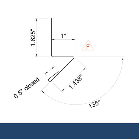 MasterRib® Base Angle - 29 ga. - 10'2''