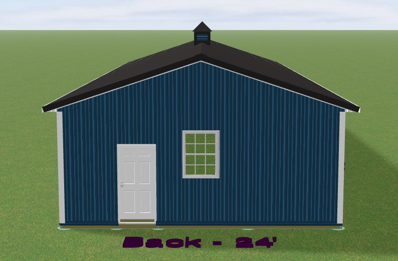 Pole Building Kit - 24x60x10