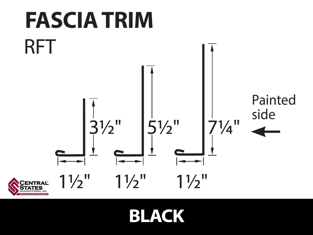 Residential Fascia Trim 10'2"