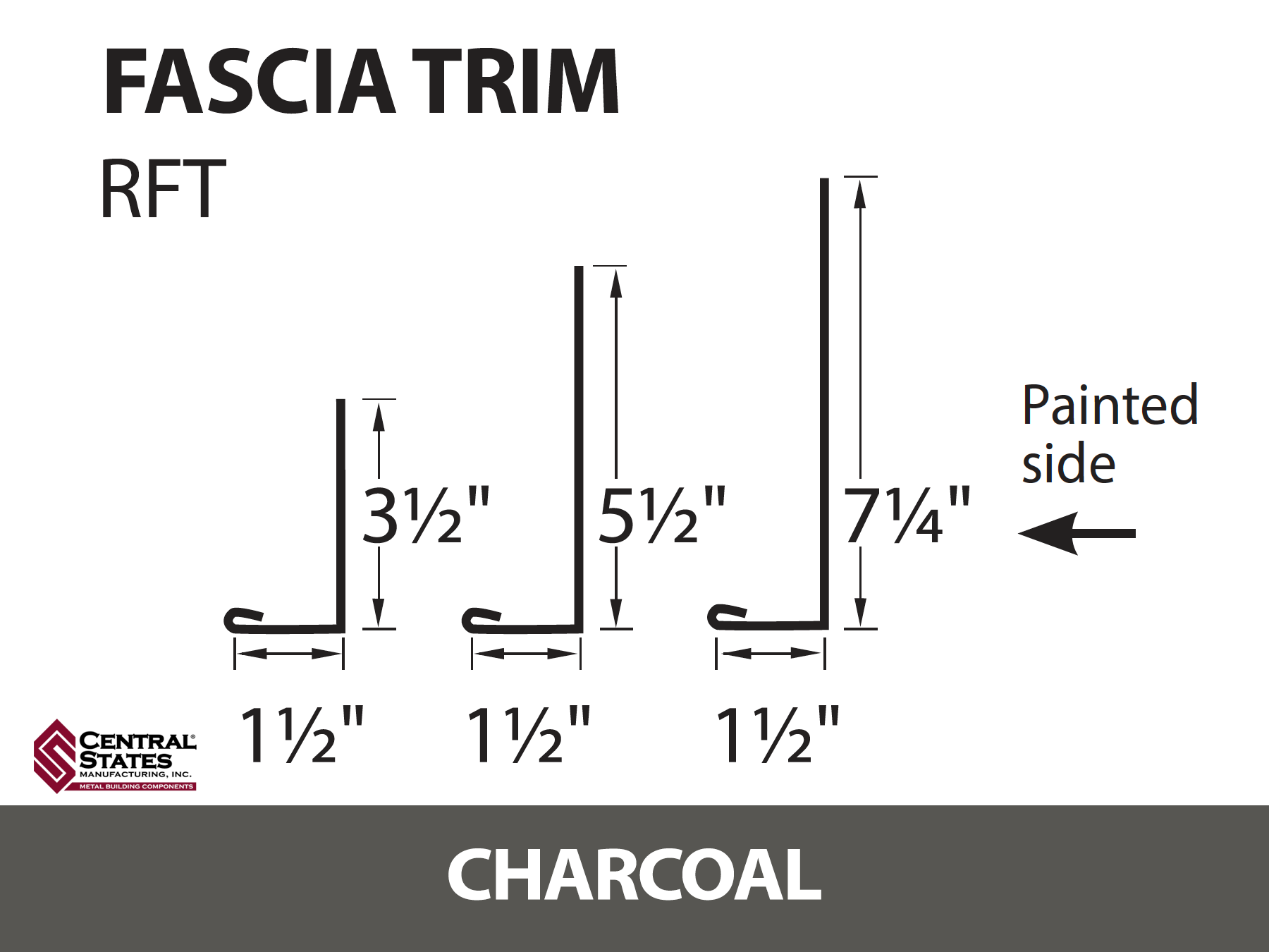 Residential Fascia Trim 10'2"