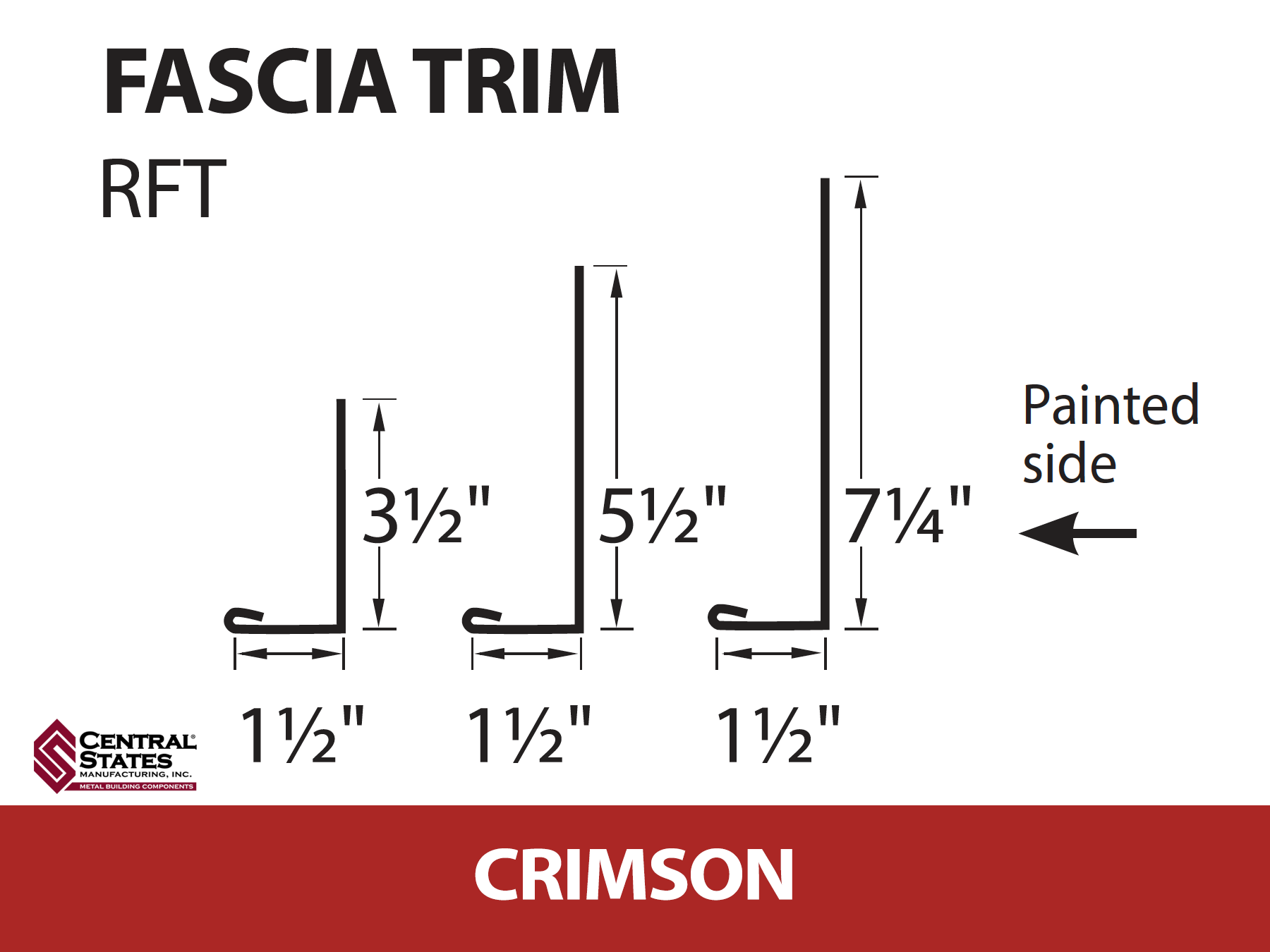 Residential Fascia Trim 10'2"