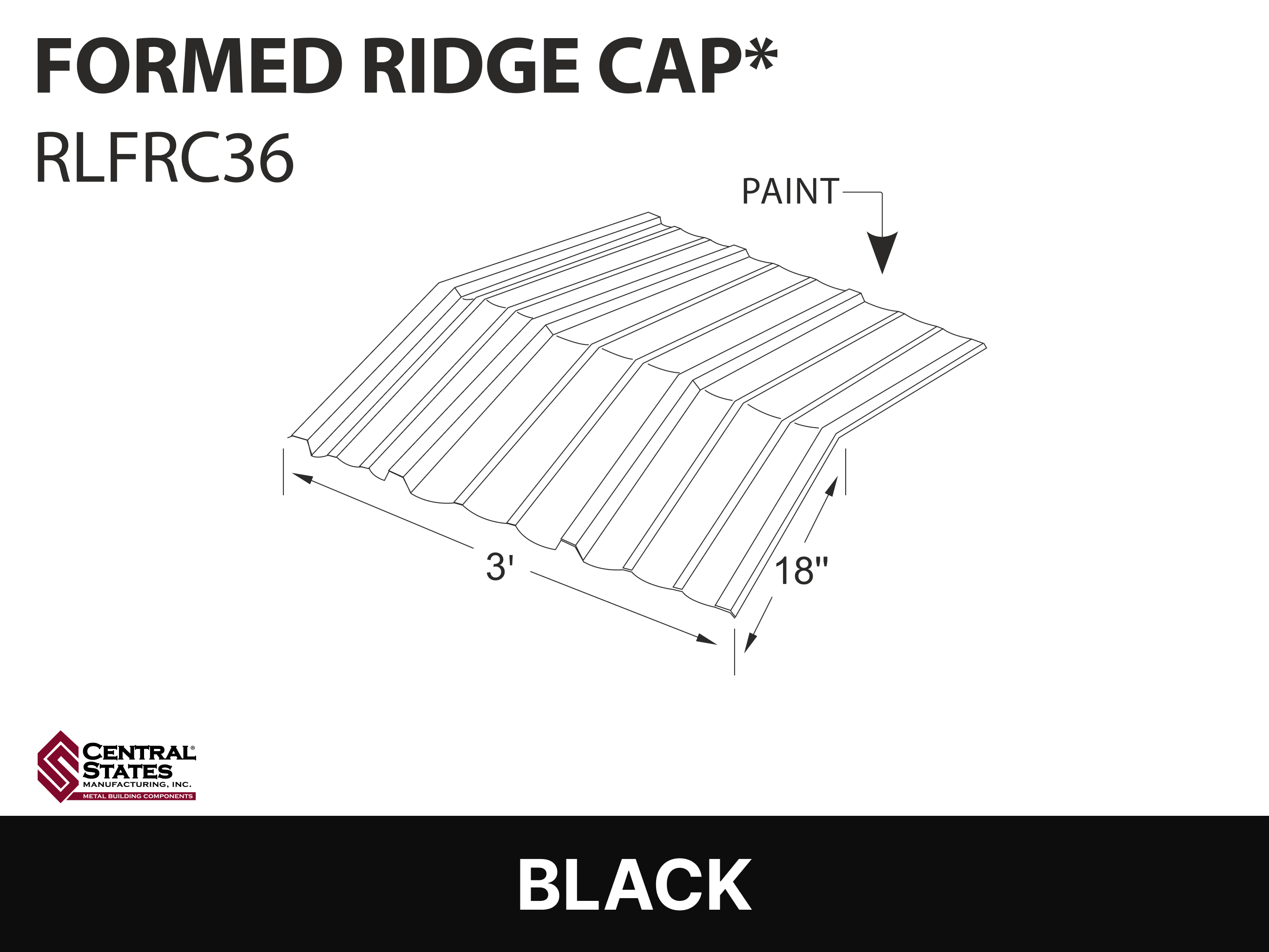 R-Loc™ Formed Ridge Cap