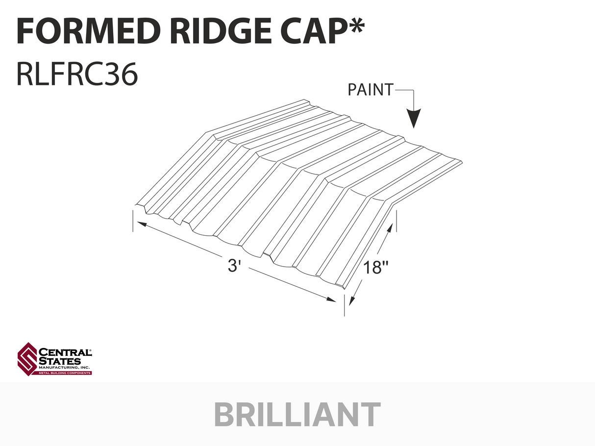 R-Loc™ Formed Ridge Cap