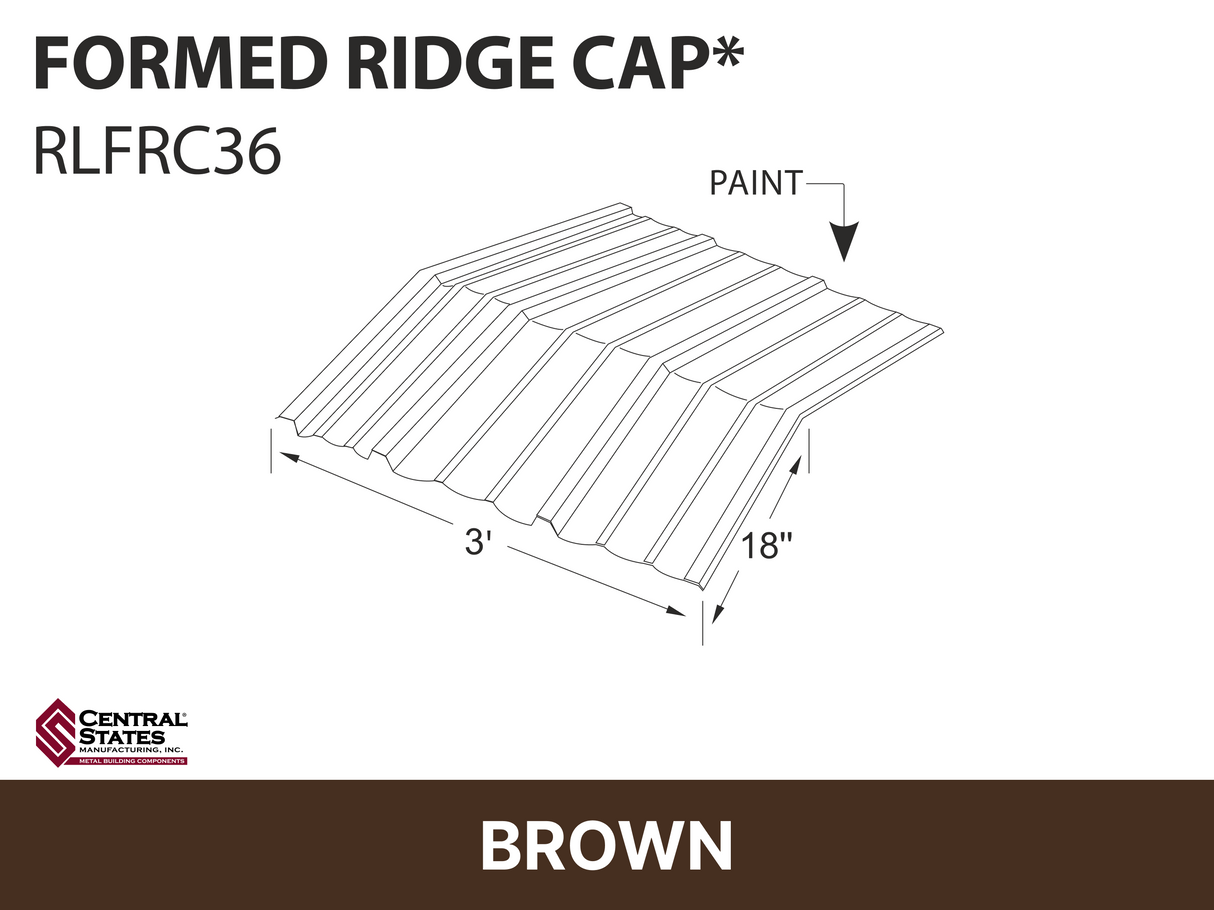 R-Loc™ Formed Ridge Cap