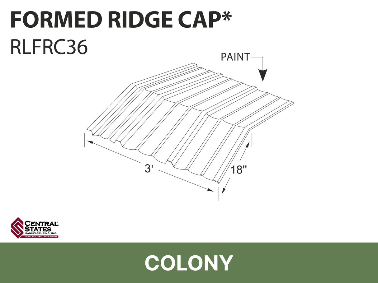 R-Loc™ Formed Ridge Cap