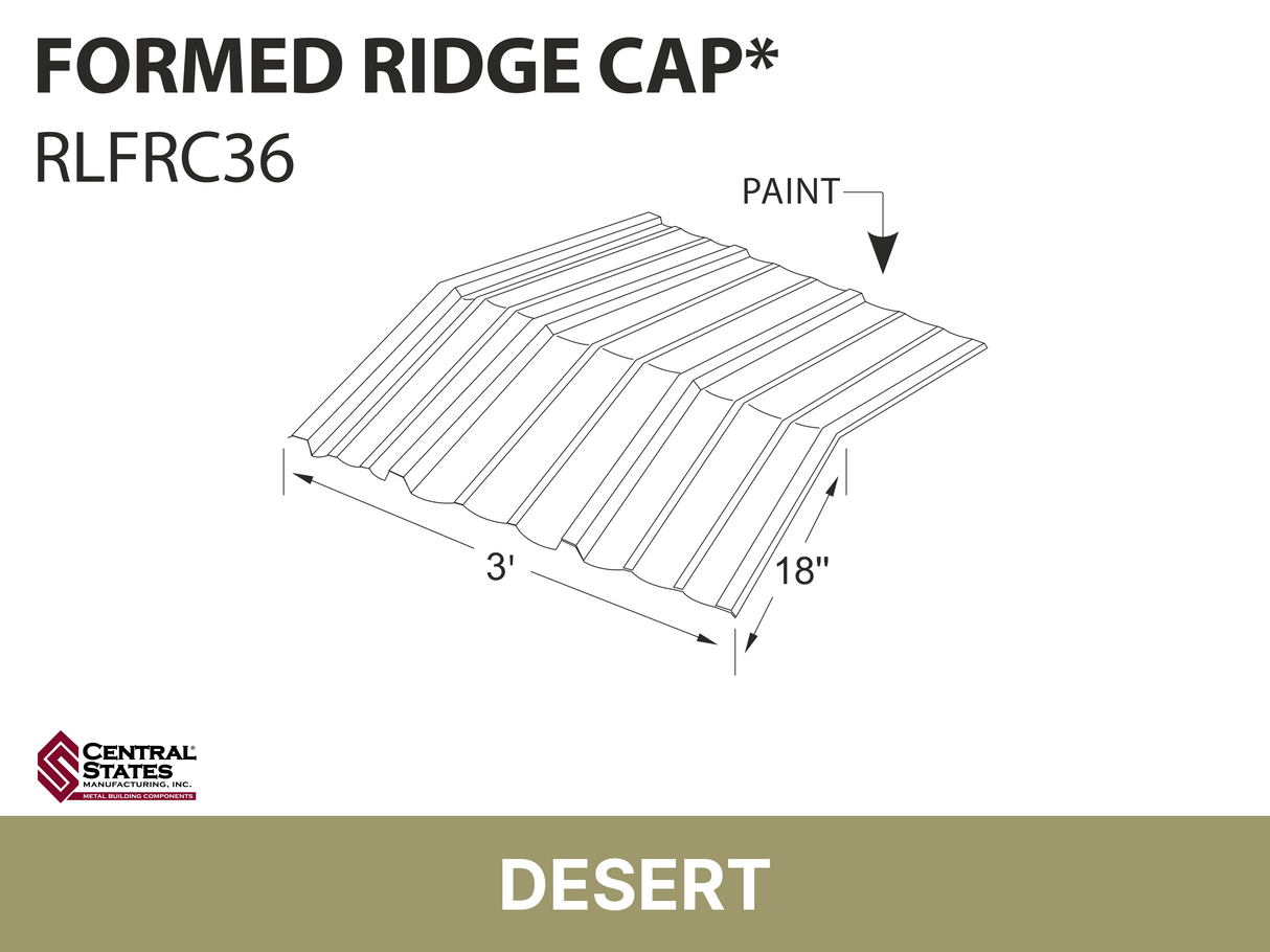R-Loc™ Formed Ridge Cap