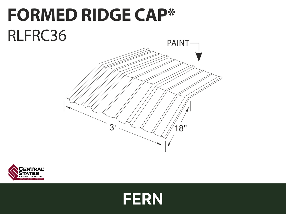 R-Loc™ Formed Ridge Cap