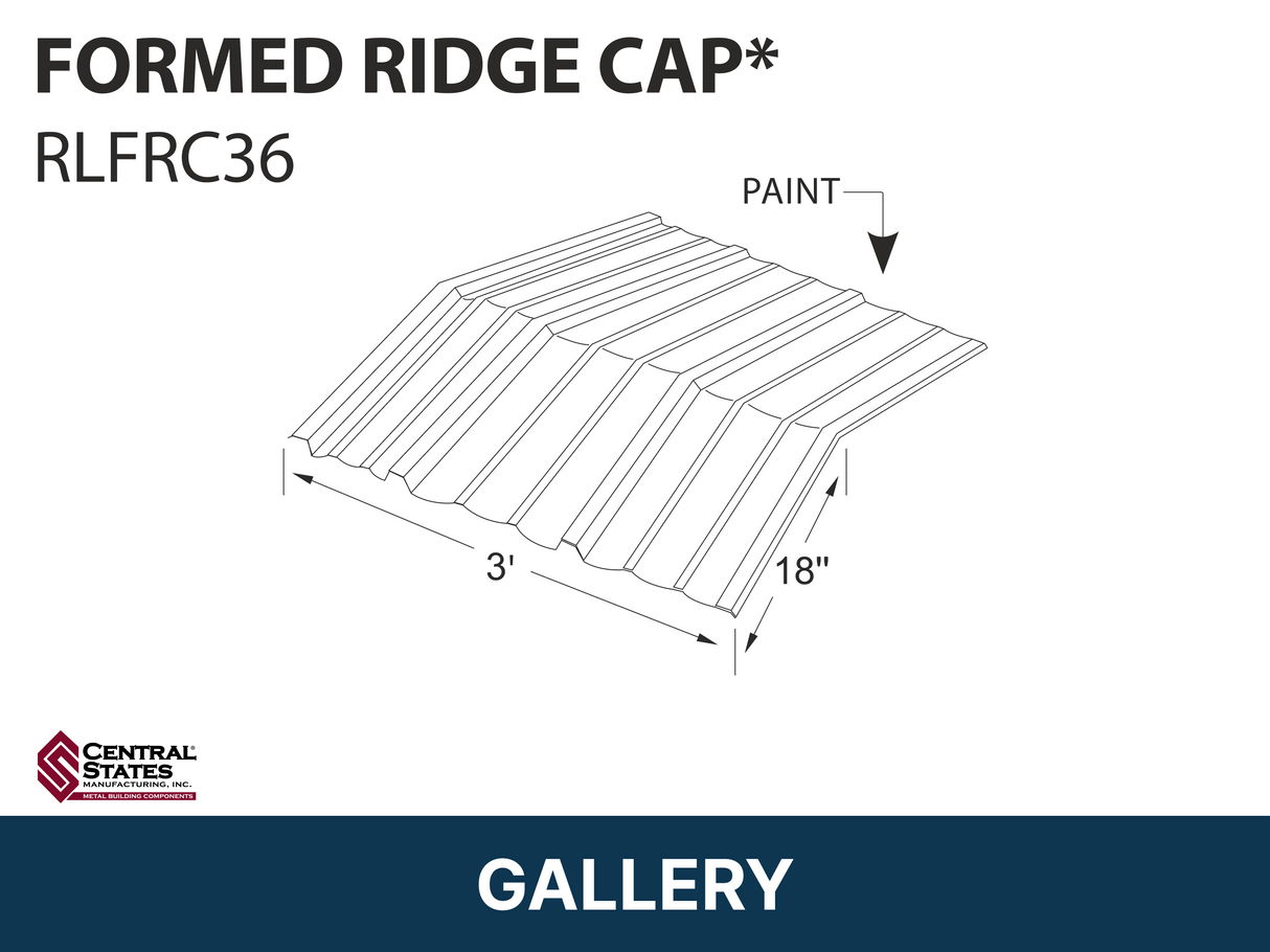 R-Loc™ Formed Ridge Cap