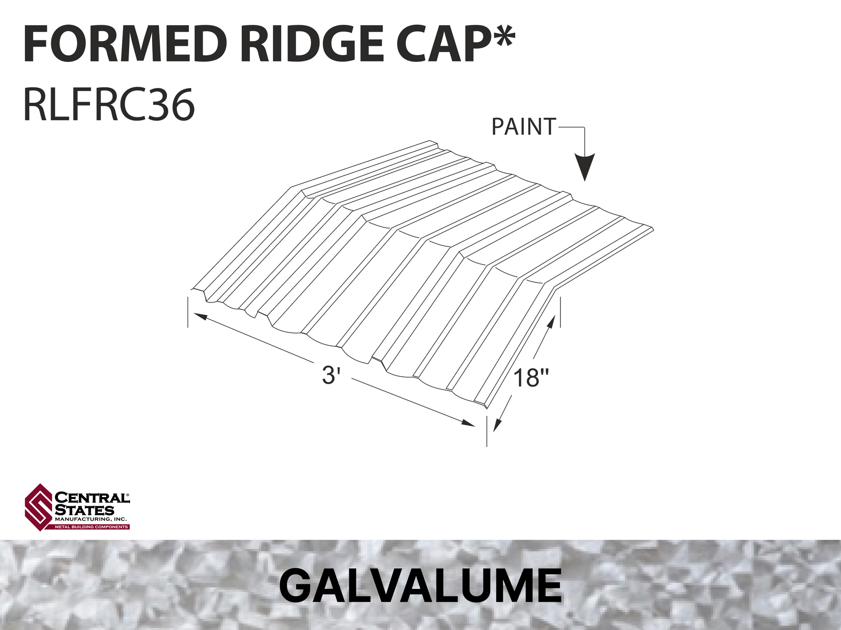 R-Loc™ Formed Ridge Cap