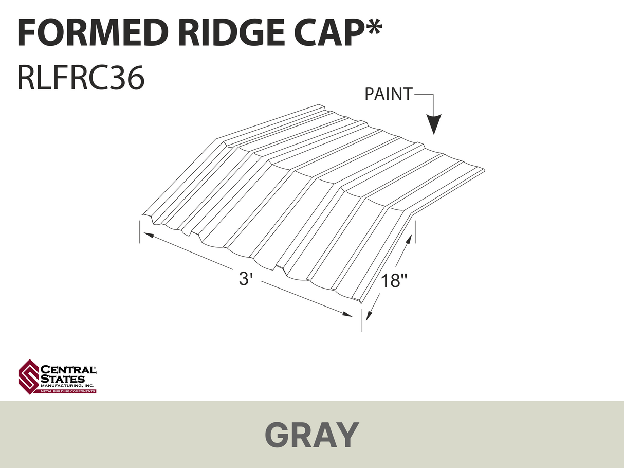 R-Loc™ Formed Ridge Cap