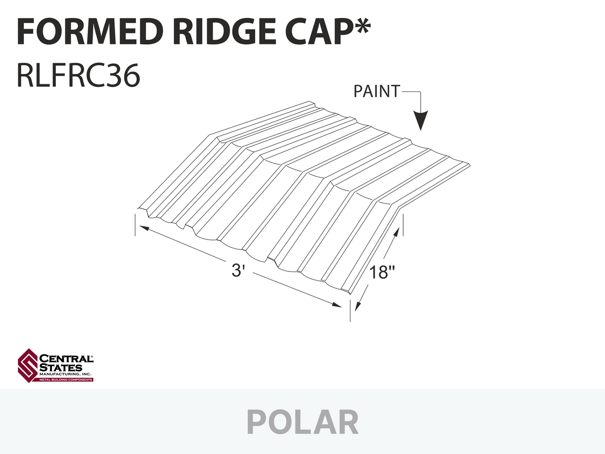 R-Loc™ Formed Ridge Cap