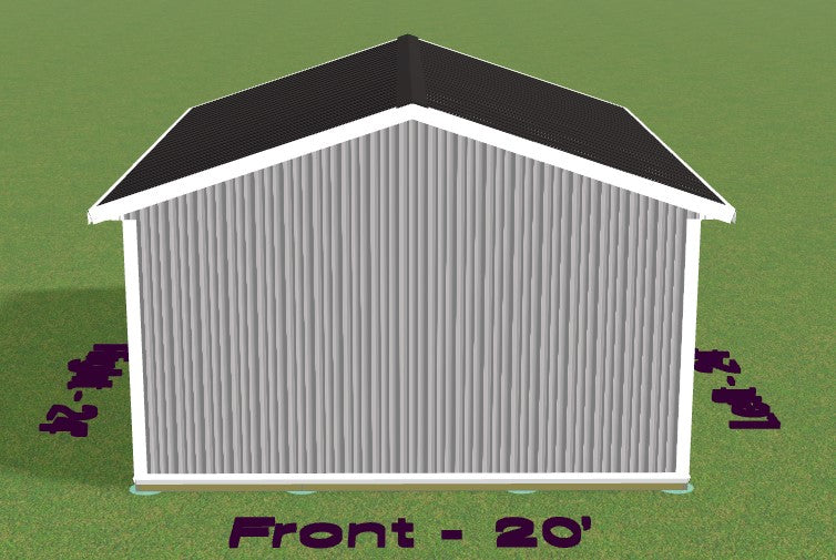 Pole Building Kit - 20x24x10