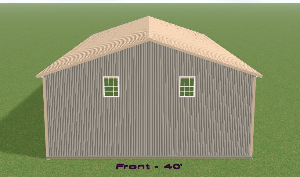 Pole Building Kit - 40x80x16