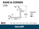 Rake & Corner 29 Gauge – Sizes 10' to 20' | PBS Direct