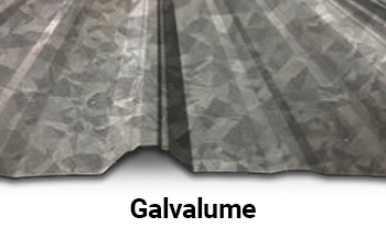 26 ga. Bare Galvalume Panel-Loc Plus™ Ribbed Metal Panel - 10', 12', 14', 16'