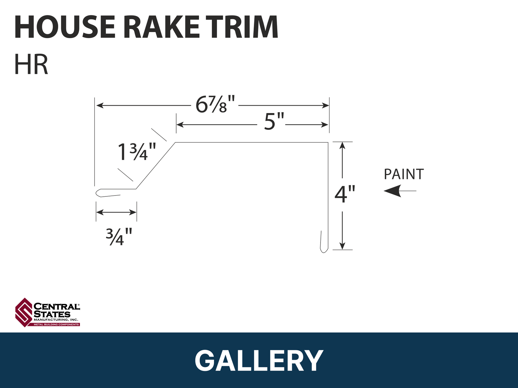 R-Loc™ House Rake Trim